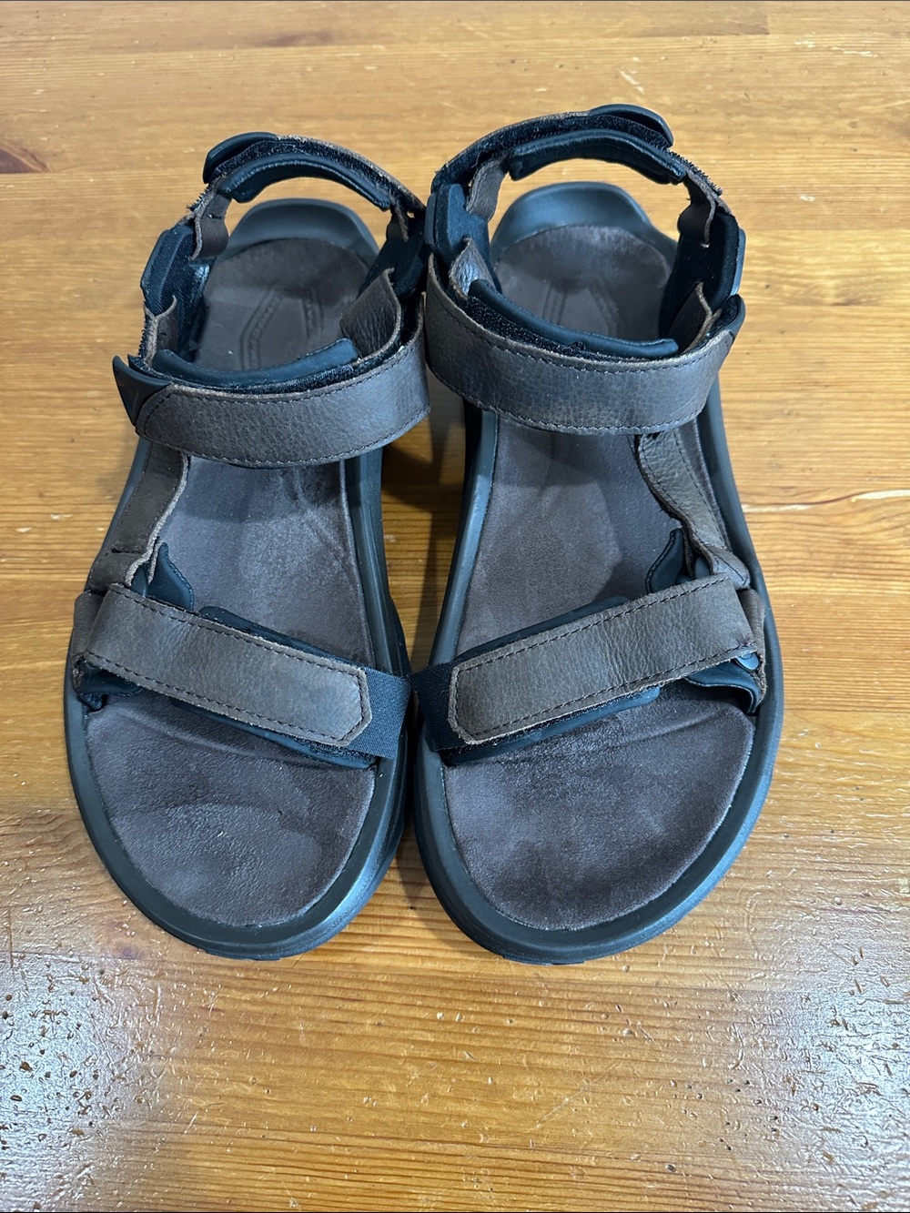 Teva Spider  Rubber Men's Brown and Black Strap Sandals
